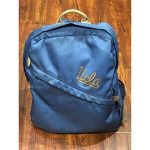 Vintage 1970’s UCLA University Los Angeles California Blue Zip-Up Backpack
